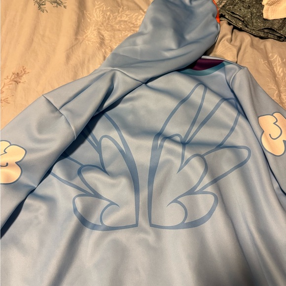 Women’s rainbow dash hoodie with front pockets - Picture 5 of 7